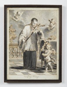 NOVELLI PIETRO ANTONIO (1792 - 1804) : San Luigi Gonzaga  - Asta Asta 395 | ARTE ANTICA E DEL XIX SECOLO Online - Associazione Nazionale - Case d'Asta italiane