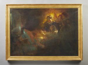 RITZBERGER ALBERT (1853 - 1915) - La Visione