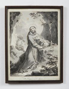 NOVELLI PIETRO ANTONIO (1792 - 1804) : San Francesco d'Assisi.  - Asta Asta 395 | ARTE ANTICA E DEL XIX SECOLO Online - Associazione Nazionale - Case d'Asta italiane