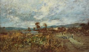 PELLICCIOTTI TITO (1871 - 1950) - Ritorno dai campi