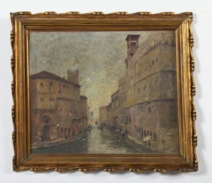 CROATTO BRUNO (1875 - 1948) : Corso Vannucci a Perugia  - Asta Asta 395 | ARTE ANTICA E DEL XIX SECOLO Online - Associazione Nazionale - Case d'Asta italiane