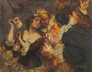 CORBELLA TITO (1885 - 1966) - Maschere