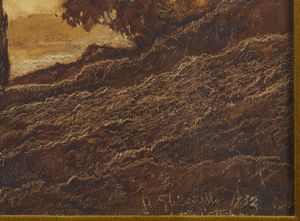 GHIVARELLO BENEDETTO (1882 - 1955) : Dintorni di Rivoli  - Asta Asta 395 | ARTE ANTICA E DEL XIX SECOLO Online - Associazione Nazionale - Case d'Asta italiane