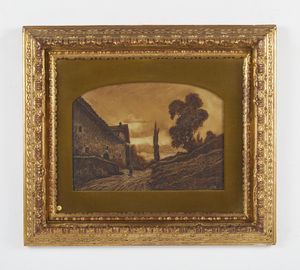 GHIVARELLO BENEDETTO (1882 - 1955) : Dintorni di Rivoli  - Asta Asta 395 | ARTE ANTICA E DEL XIX SECOLO Online - Associazione Nazionale - Case d'Asta italiane