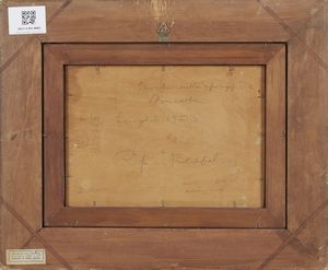 FILIPPELLI CAFIERO (1889 - 1973) : Barche sulla spiaggia di Bonassola  - Asta Asta 395 | ARTE ANTICA E DEL XIX SECOLO Online - Associazione Nazionale - Case d'Asta italiane