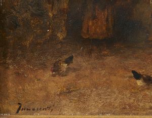 INNOCENTI GUGLIELMO (1871 - 1961) : Scena d'osteria con giocatori di carte  - Asta Asta 395 | ARTE ANTICA E DEL XIX SECOLO Online - Associazione Nazionale - Case d'Asta italiane