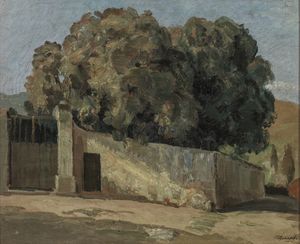 GARDELLI AUGUSTO (1886 - 1968) - Paesaggio cittadino