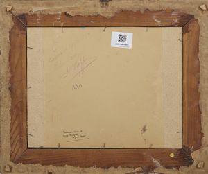 SUPPO ALFREDO (1886 - 1973) : Inverno presso Reaglie  - Asta Asta 395 | ARTE ANTICA E DEL XIX SECOLO Online - Associazione Nazionale - Case d'Asta italiane