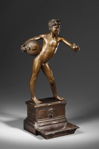 GEMITO VINCENZO (1852 - 1929) - Fonderia. Acquaiolo