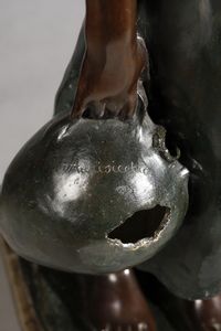 AURISICCHIO VINCENZO (1855 - 1926) : Bambina  - Asta Asta 395 | ARTE ANTICA E DEL XIX SECOLO Online - Associazione Nazionale - Case d'Asta italiane