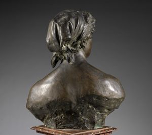 CASSI ENRICO (1863 - 1913) : Donna lombarda  - Asta Asta 395 | ARTE ANTICA E DEL XIX SECOLO Online - Associazione Nazionale - Case d'Asta italiane