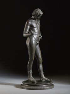 BRONZISTA ITALIANO DEL XIX-XX SECOLO : Narciso  - Asta Asta 395 | ARTE ANTICA E DEL XIX SECOLO Online - Associazione Nazionale - Case d'Asta italiane