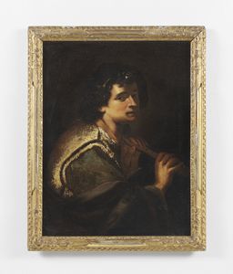ARTISTA ITALIANO DEL XVII SECOLO : Giovane che suona il flauto  - Asta Asta 395 | ARTE ANTICA E DEL XIX SECOLO Online - Associazione Nazionale - Case d'Asta italiane