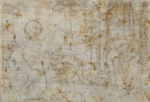RAIMONDI MARCANTONIO (1480 - 1534 circa) : L'uomo dalle due trombe  - Asta Asta 395 | ARTE ANTICA E DEL XIX SECOLO Online - Associazione Nazionale - Case d'Asta italiane