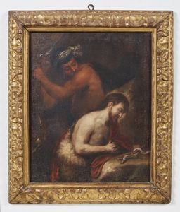ARTISTA DEL XVII SECOLO : Decollazione di San Giovanni Battista  - Asta Asta 395 | ARTE ANTICA E DEL XIX SECOLO Online - Associazione Nazionale - Case d'Asta italiane