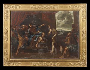 ARTISTA DEL XVII SECOLO : Giuseppe spiega i sogni al faraone  - Asta Asta 395 | ARTE ANTICA E DEL XIX SECOLO Online - Associazione Nazionale - Case d'Asta italiane