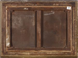 ARTISTA ROMANO DEL XVII SECOLO : Paesaggio con personaggi e armenti  - Asta Asta 395 | ARTE ANTICA E DEL XIX SECOLO Online - Associazione Nazionale - Case d'Asta italiane