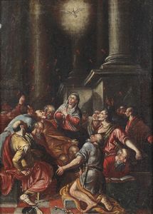 ARTISTA VENETO DEL XVII SECOLO - Pentecoste