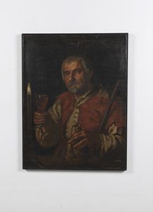 ARTISTA BOLOGNESE DEL XVII SECOLO : Il bevitore  - Asta Asta 395 | ARTE ANTICA E DEL XIX SECOLO Online - Associazione Nazionale - Case d'Asta italiane