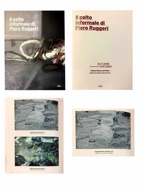 PIERO RUGGERI : Composizione in bianco n2  - Asta Arte moderna e contemporanea  - Associazione Nazionale - Case d'Asta italiane