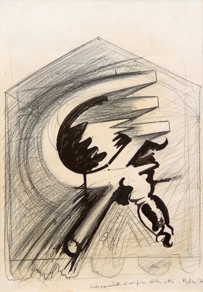 Tino (celestino) Vaglieri : Falce e martello al confine della citt  - Asta Arte moderna e contemporanea  - Associazione Nazionale - Case d'Asta italiane