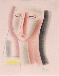 MARIO TOZZI - Senza titolo (figura)