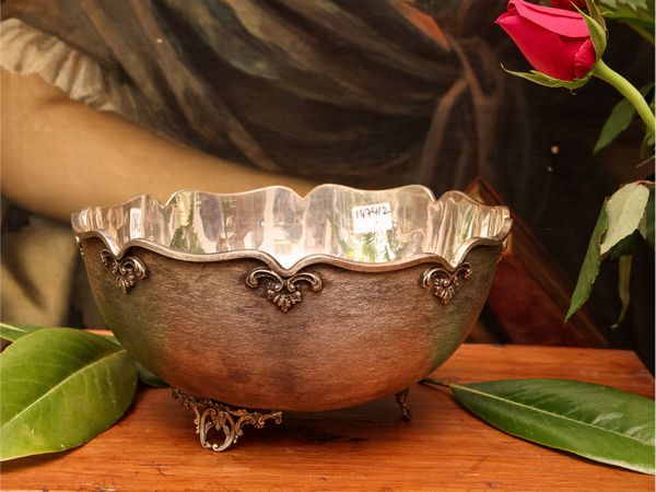 Cestino porta bonbon in argento  - Asta L'Arte di Arredare - Associazione Nazionale - Case d'Asta italiane