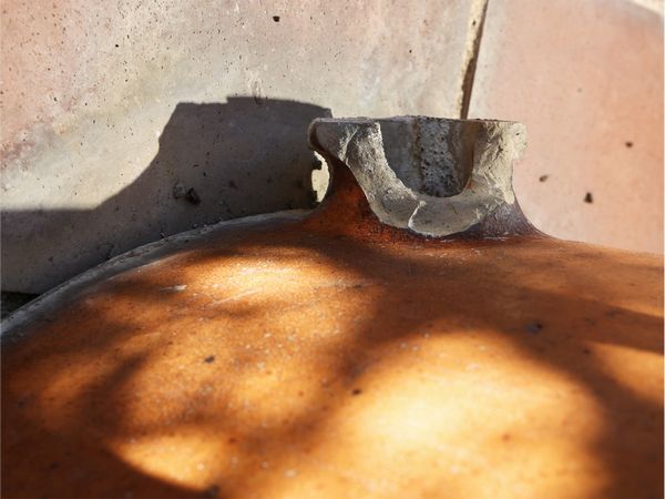 Grande orcio in gres patinato, Societ� del Gres Milano Ing. Sala & C  - Asta L'Arte di Arredare - Associazione Nazionale - Case d'Asta italiane