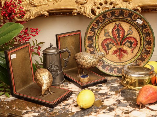 Lotto di curiosit� da scrivania  - Asta L'Arte di Arredare - Associazione Nazionale - Case d'Asta italiane