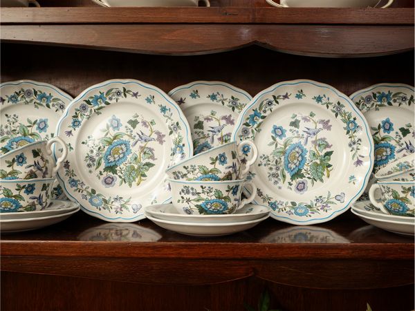 Servizio da t� in porcellana, Spode, Mulberry  - Asta L'Arte di Arredare - Associazione Nazionale - Case d'Asta italiane