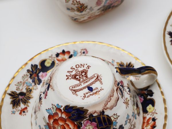 Servizio da te in terraglia, Mason�s  - Asta L'Arte di Arredare - Associazione Nazionale - Case d'Asta italiane