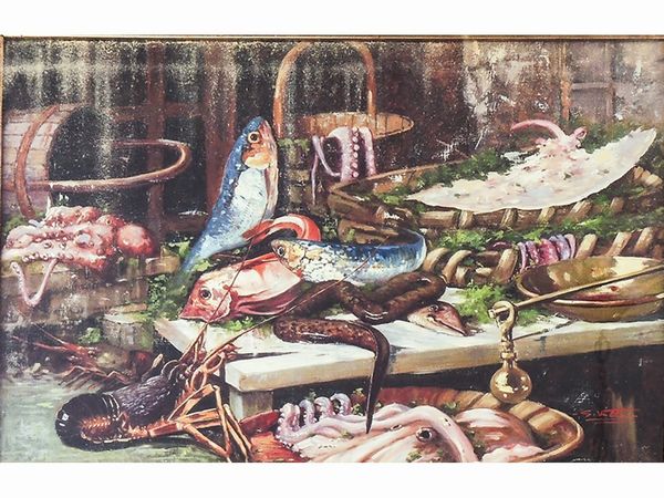 Scuola napoletana della prima met� del XX secolo  - Asta L'Arte di Arredare - Associazione Nazionale - Case d'Asta italiane