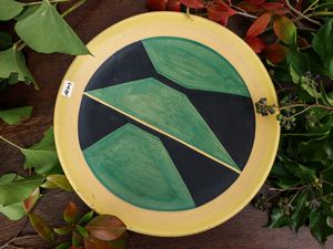 MARCO TIRELLI - Piatto in ceramica smaltata