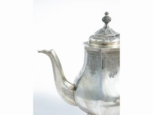 Servizio da t� e caff� in argento  - Asta L'Arte di Arredare - Associazione Nazionale - Case d'Asta italiane