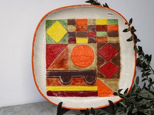 Bruno Gambone - Grande piatto in ceramica