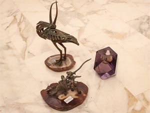 Lotto di curiosit� da scrivania  - Asta L'Arte di Arredare - Associazione Nazionale - Case d'Asta italiane