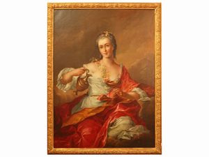 Da Jean-Marc Nattier - Ritratto di Louise Henriette de Bourbon-Conti, duchessa di Orl�an, in veste di Ebe