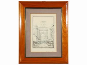 Antonio Senape - Porta Capuana in Napoli