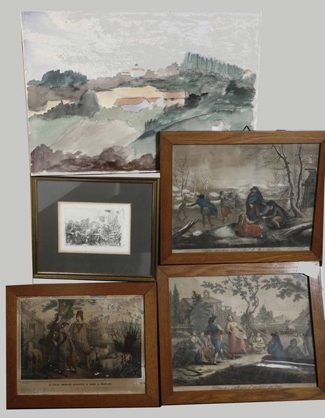 Lotto di numerose incisioni a soggetto diverso, XIX-XX secolo  - Asta Antiquariato febbraio - Associazione Nazionale - Case d'Asta italiane
