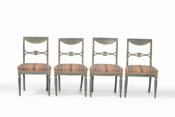 Gruppo di otto sedie. XIX secolo  - Asta Antiquariato febbraio - Associazione Nazionale - Case d'Asta italiane