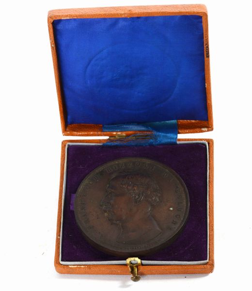Medaglia commemorativa in bronzo. 1865  - Asta Antiquariato febbraio - Associazione Nazionale - Case d'Asta italiane