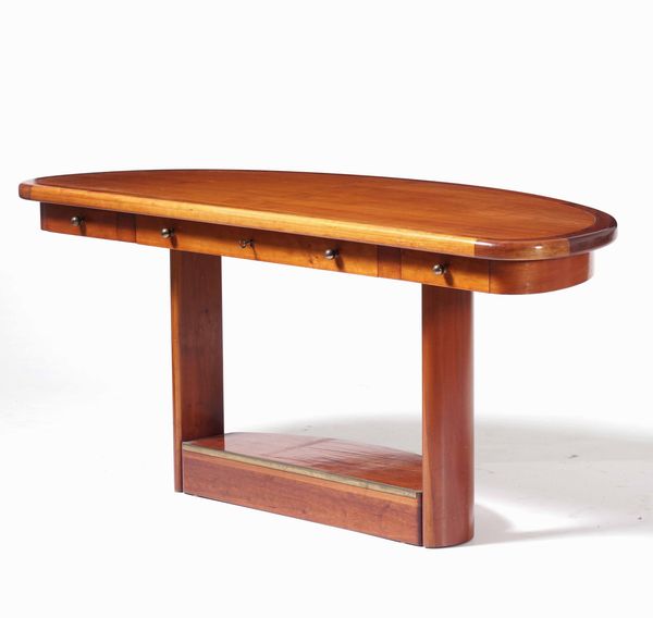 Scrivania demilune. Italia XX secolo  - Asta Antiquariato febbraio - Associazione Nazionale - Case d'Asta italiane