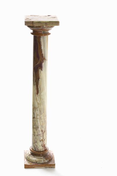 Colonna in onice  - Asta Antiquariato febbraio - Associazione Nazionale - Case d'Asta italiane