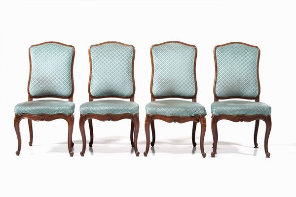 Otto sedie in rovere, Francia XIX secolo  - Asta Antiquariato febbraio - Associazione Nazionale - Case d'Asta italiane