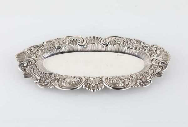 Stefani Bologna - Vassoietto portapenne in metallo argentato  - Asta  Asta a Tempo - Penne da Collezione e Accessori da Scrivania - Associazione Nazionale - Case d'Asta italiane