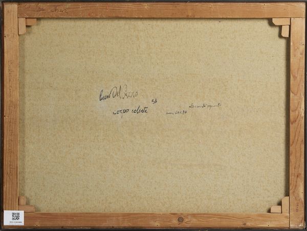 DEL PEZZO LUCIO (n. 1933) : Corpo celeste.  - Asta Asta 396 | ARTE MODERNA E CONTEMPORANEA Online - Associazione Nazionale - Case d'Asta italiane