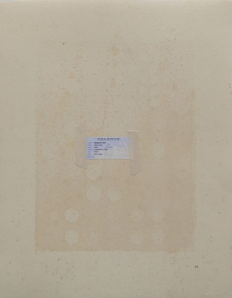 NANGERONI CARLO (n. 1922) : Senza titolo.  - Asta Asta 396 | ARTE MODERNA E CONTEMPORANEA Online - Associazione Nazionale - Case d'Asta italiane