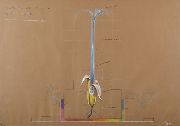 PLESSI FABRIZIO (n. 1940) : Banana ad acqua Cuba Monument.  - Asta Asta 396 | ARTE MODERNA E CONTEMPORANEA Online - Associazione Nazionale - Case d'Asta italiane
