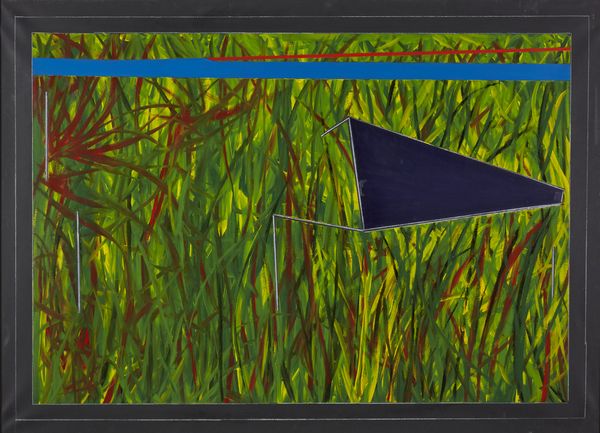 ANGELI FRANCO (1935 - 1988) : Paesaggio con aquilone nero.  - Asta Asta 396 | ARTE MODERNA E CONTEMPORANEA Online - Associazione Nazionale - Case d'Asta italiane