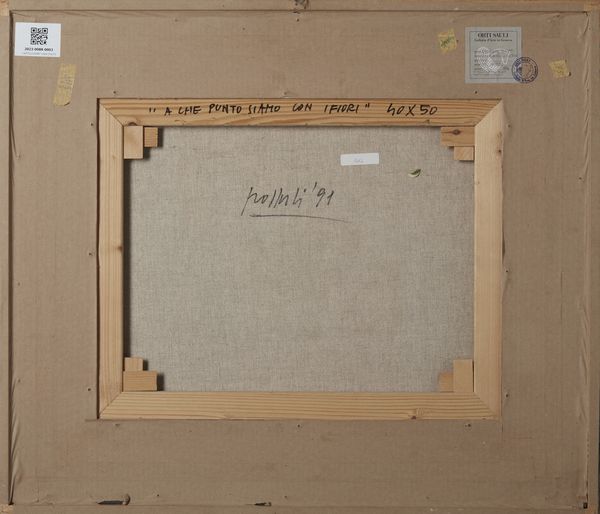 POZZATI CONCETTO (n. 1935) : A che punto siamo con i fiori.  - Asta Asta 396 | ARTE MODERNA E CONTEMPORANEA Online - Associazione Nazionale - Case d'Asta italiane